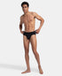 Jockey Black Recycled Microfiber Brief with Ultrasoft Waistband