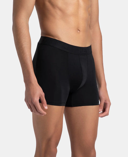 Jockey Soft Touch Recycled Microfiber Elastane Stretch Trunk | Black