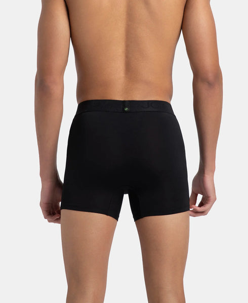 Jockey Soft Touch Recycled Microfiber Elastane Stretch Trunk | Black