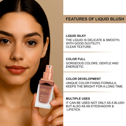 Shills Professional Velvet Liquid Blusher