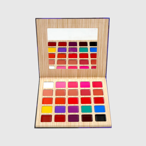 Colors Queen Lip Palette with 25 Creamy Matte & Vibrant Shades