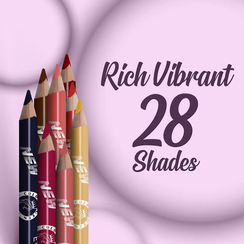 Colors Queen Glimmer Sticks Eye & Lip Pencil – 28 Matte Shades