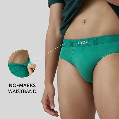 XYXX Element Cotton Stretch Briefs Lush Green