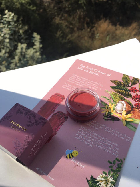 Daughter Earth 100% Vegan Vitamin-E Lip & Cheek Tint | Original Pink
