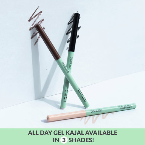 Disguise All Day Gel Kajal Black Onyx + Deep Black Eyeliner