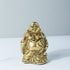 Samskara Home Laughing Buddha Brass Figurine