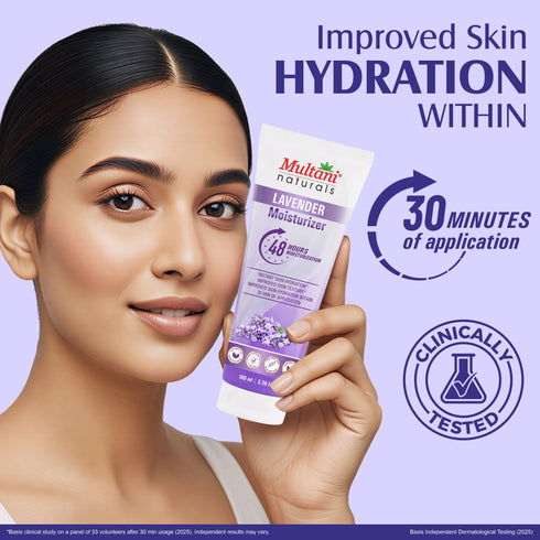 Multani Naturals Lavender Moisturizer | Instant Skin Hydration
