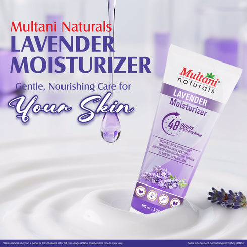 Multani Naturals Lavender Moisturizer | Instant Skin Hydration