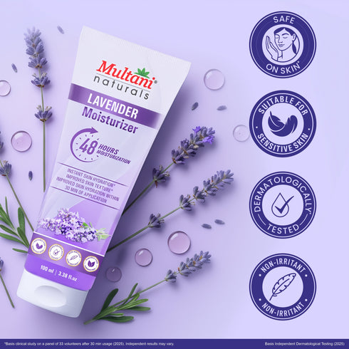 Multani Naturals Lavender Moisturizer | Instant Skin Hydration