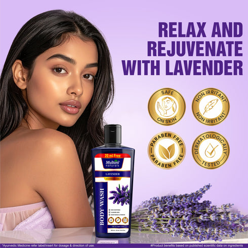 Multani Pharmaceuticals Limited Multani Naturals Lavender Body Wash Skin Soothing Cleanse Skin Moisturize & Hydrate