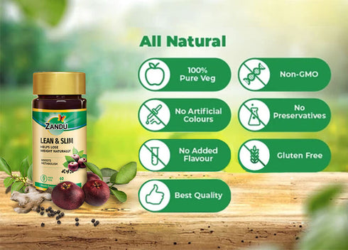 Zandu Lean & Slim 60 Capsule