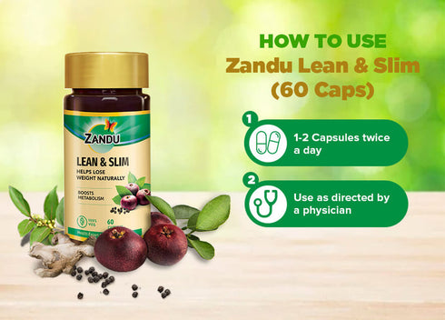 Zandu Lean & Slim 60 Capsule