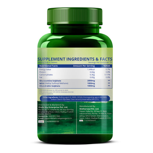 Himalayan Organics Glucosamine Chondroitin