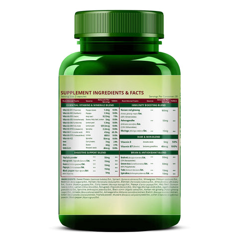 Himalayan Organics Whole Food Multivitamin For Women Capsules