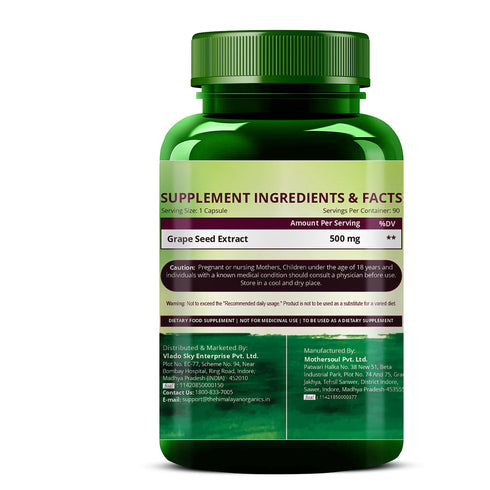 Himalayan Organics Grape Seed Extract Capsules