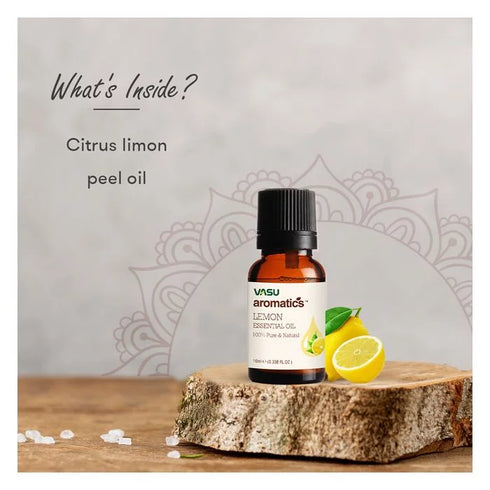 Vasuestore Vasu Aromatics Lemon Essential Oil 100 Pure and Natural