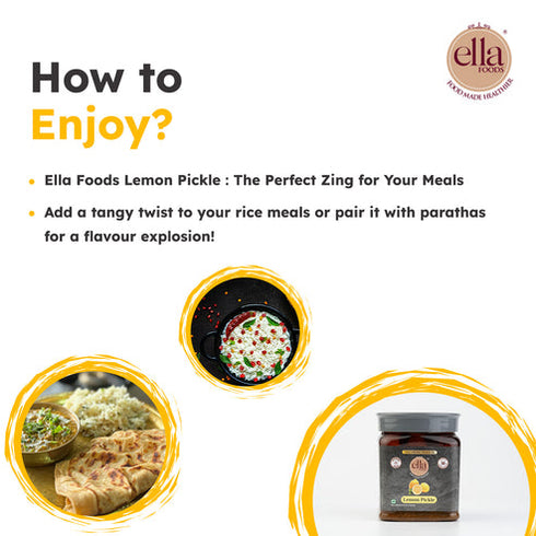 Ella Foods Lemon Pickle 250g
