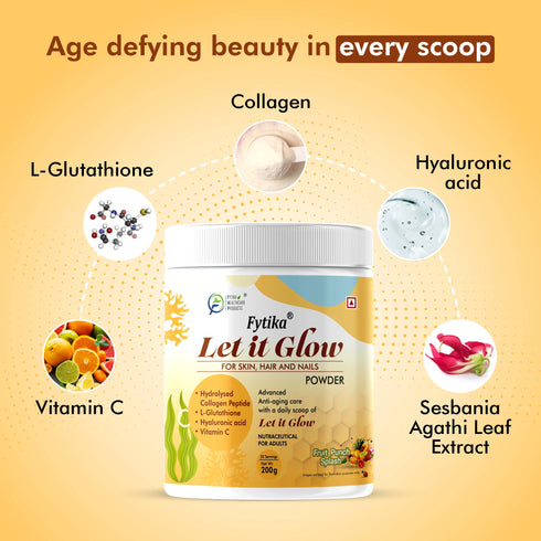 Fytika Healthcare Products Fytika Let It Glow Collagen Powder