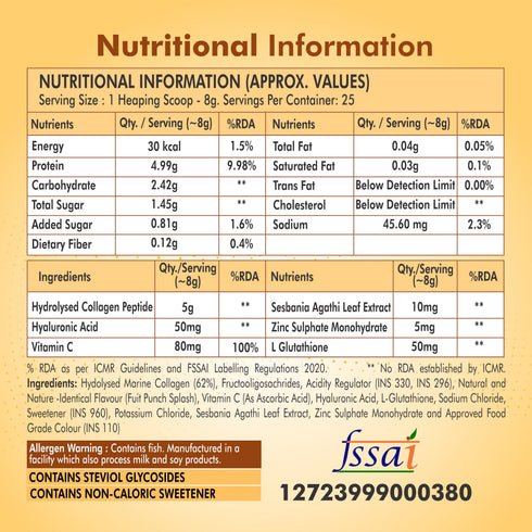 Fytika Healthcare Products Fytika Let it Glow Collagen Powder