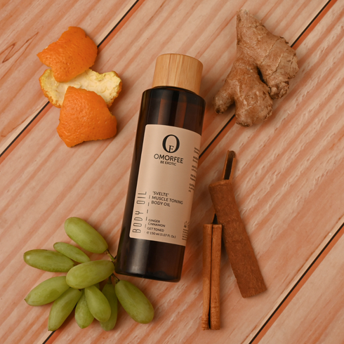 Omorfee India Svelte Muscle Toning Body Massage Oil