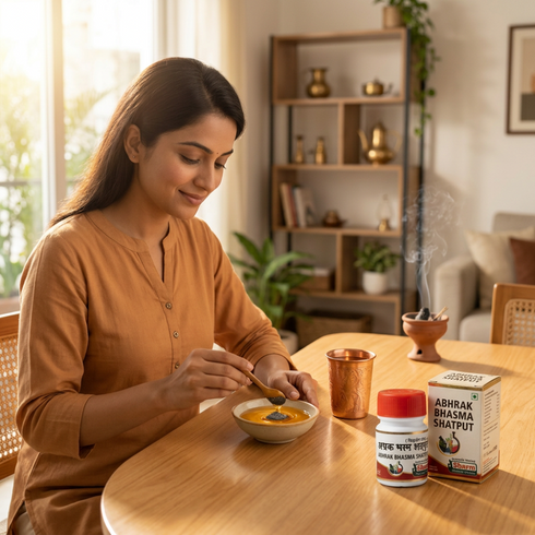 Sharmayu Ayurveda Abhrak Bhasma Shatputi