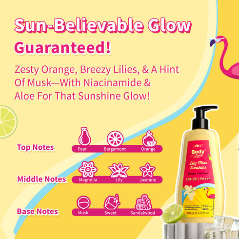 Plum Lily Miss Sunshine Sunscreen Body Lotion SPF 35 PA+++
