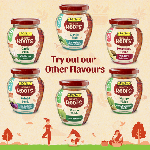 Mothers Recipe Hearty Roots Lime Pickle Oil free
