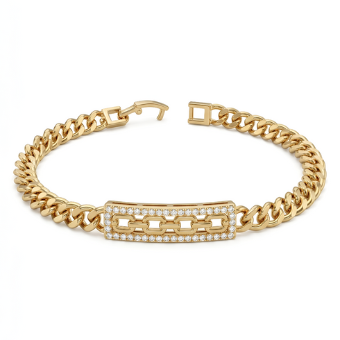 ZJOOLRY Linked Crown Rakhi Bracelet
