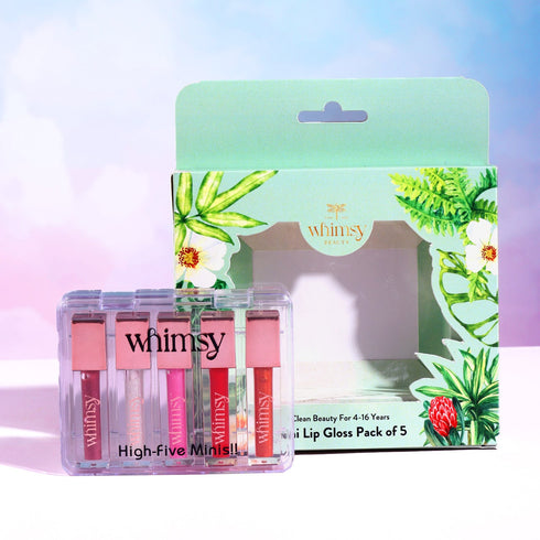 Whimsy Beauty High Five Minis Lip Gloss Set