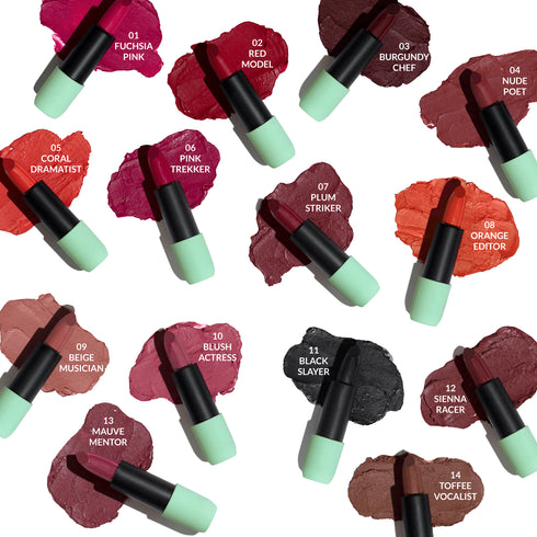 Disguise Satin Matte Lipstick Coral Dramatist 05