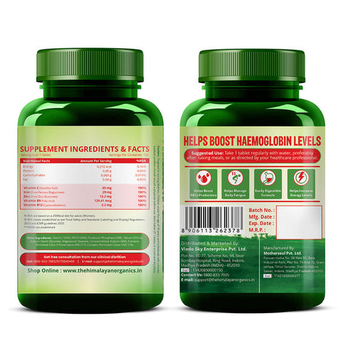 Himalayan Organics Chelated Iron Plus Vitamin C