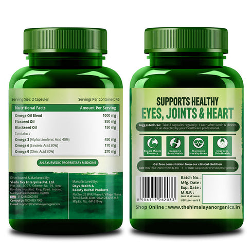 Himalayan Organics Vegan Omega 3