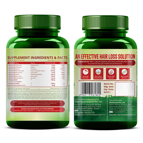 Himalayan Organics Plant Based DHT Blocker