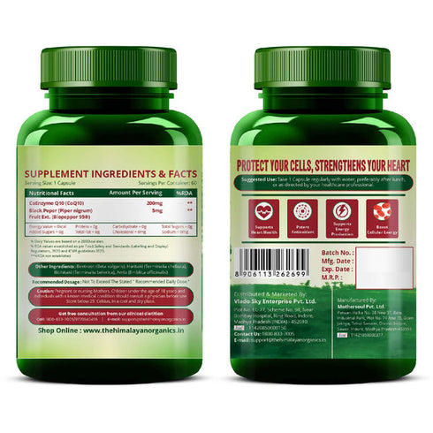 Himalayan Organics Heart Care CoQ10 Tablets