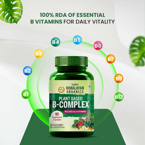 Himalayan Organics Plant Based B-Complex Capsules