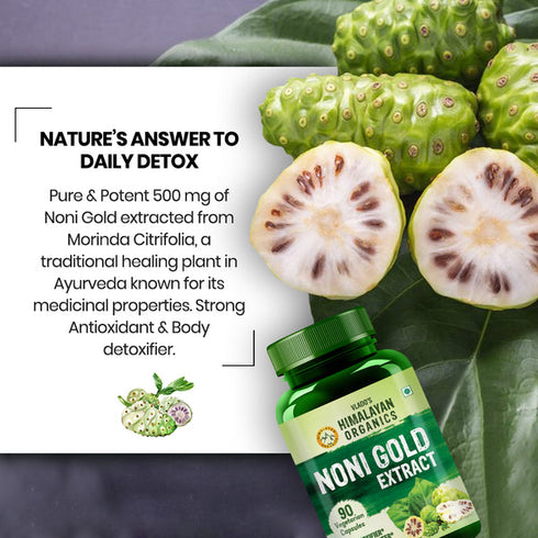 Himalayan Organics Noni Gold Extract Vegetarian Capsules