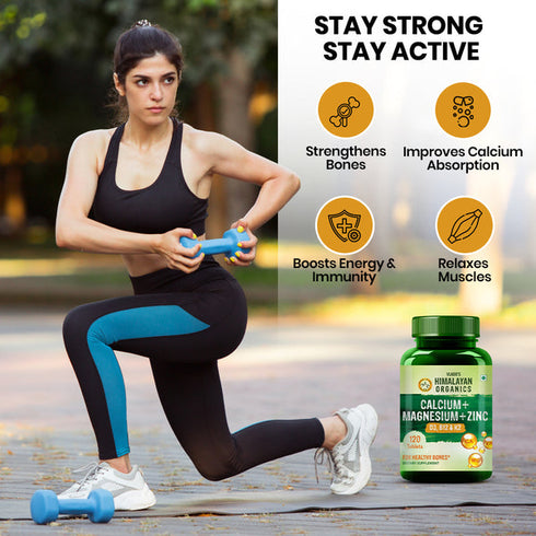 Himalayan Organics Calcium+Magnesium Tablets