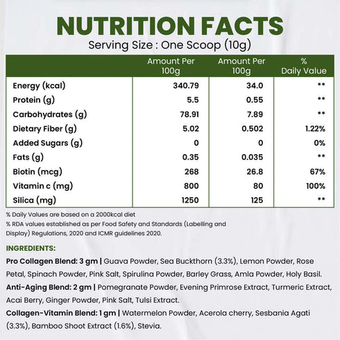Himalayan Organics Plant Based Collagen Builder Powder
