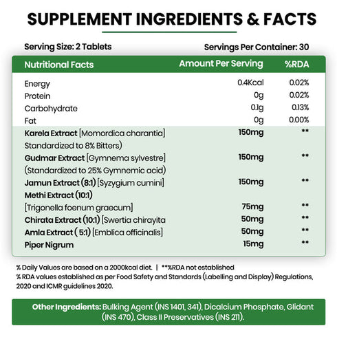 Himalayan Organics Gluco Balance Tablets