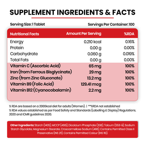 Himalayan Organics Chelated Iron Plus Vitamin C