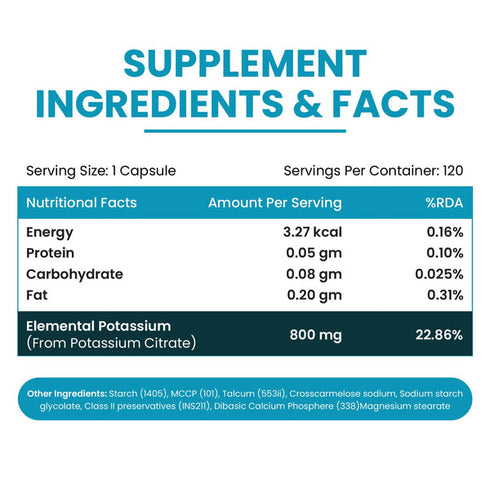 Himalayan Organics Potassium Citrate Tablets