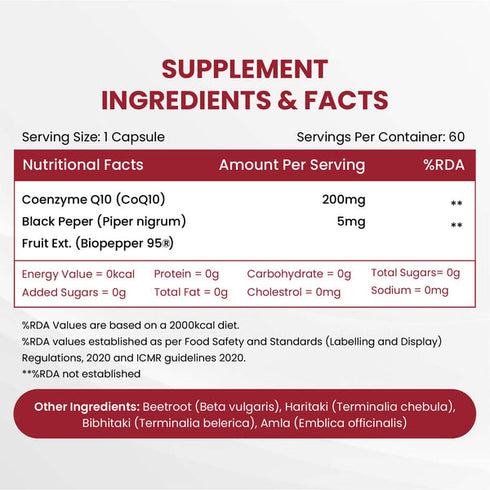 Himalayan Organics Heart Care CoQ10 Tablets