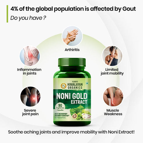 Himalayan Organics Noni Gold Extract Vegetarian Capsules