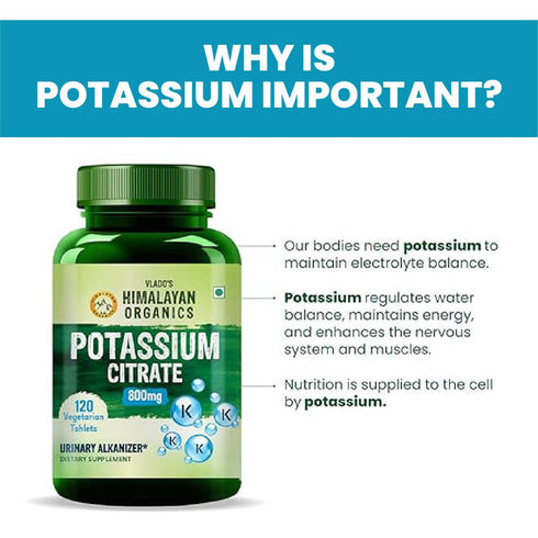 Himalayan Organics Potassium Citrate Tablets