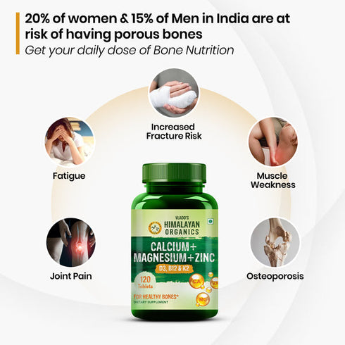 Himalayan Organics Calcium+Magnesium Tablets