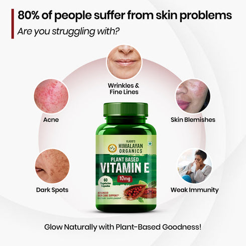 Himalayan Organics Plant-Based Vitamin E Capsules