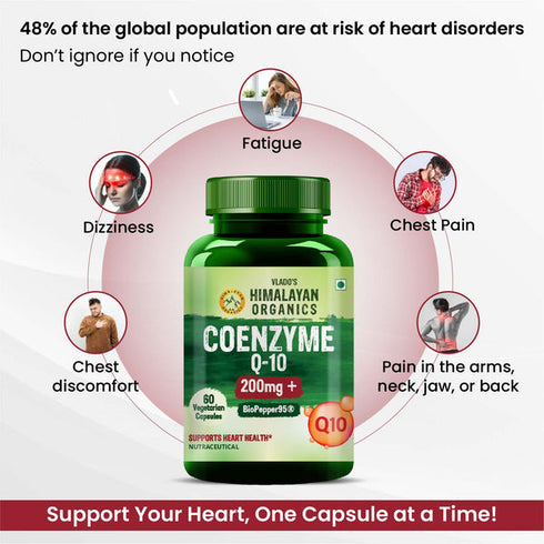 Himalayan Organics Heart Care CoQ10 Tablets