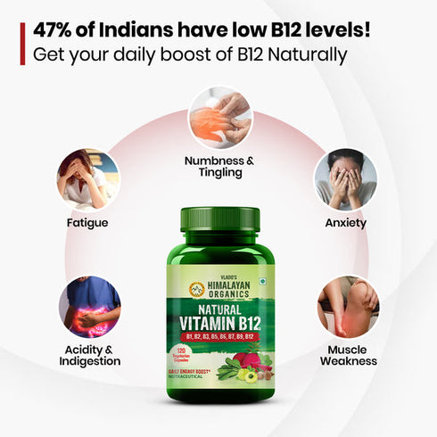 Himalayan Organics Methyl Cobalamin Vitamin B12 Tablets