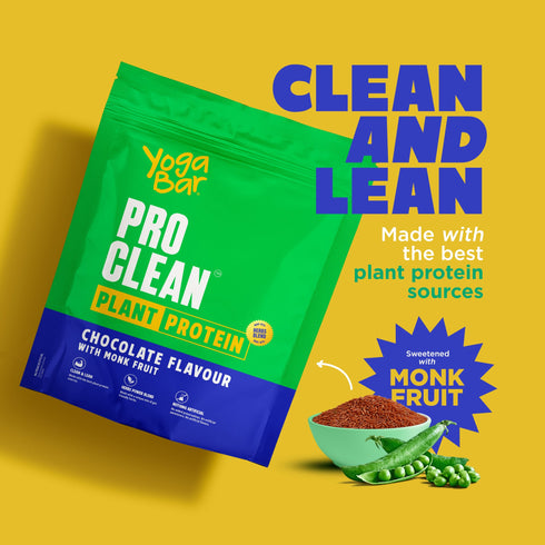 Yoga Bar ProClean Plant Protein with Monk Fruit (Chocolate) 500g
