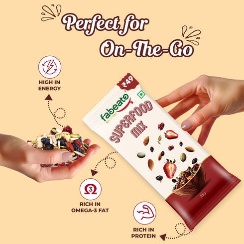 Fabeato Munch on the Go Snack Premium Superfood Mix